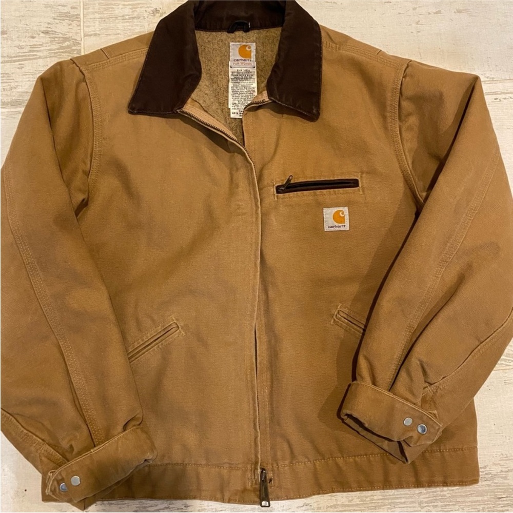 Carhartt Women’s Tan and Brown Detroit Jacket